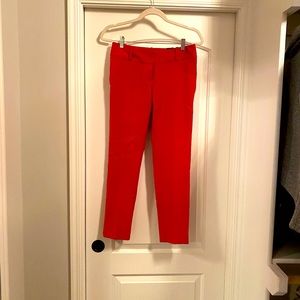Limited Brand Red Pencil Pant
